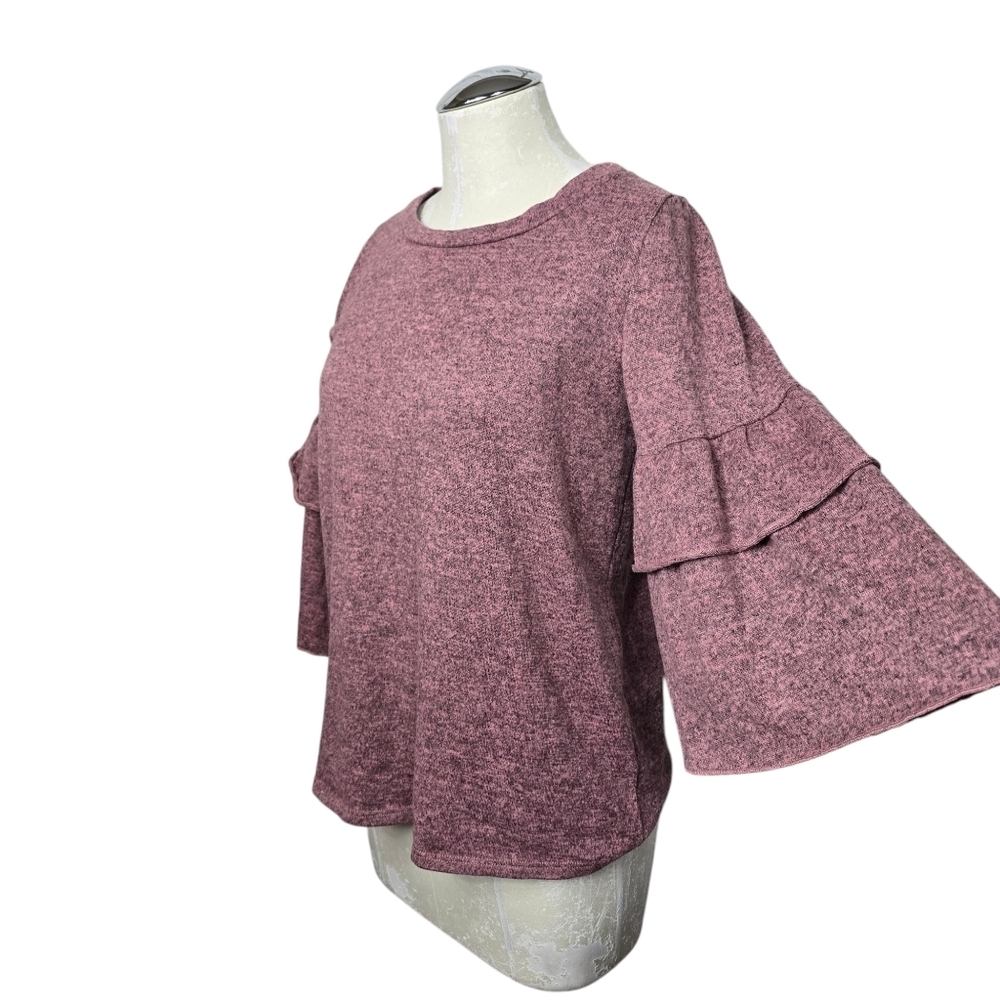 Fantastic Fawn Crewneck Bell Sleeves Top M - Picture 2 of 7